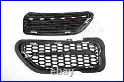 Genuine BMW Z4 E89 2009-2016 Roadster Front Grilles With Chrome Strips PAIR