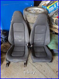 Genuine Bmw Z3 E36 Roadster 1.9 Petrol Electric Cloth Interior Seats Pair