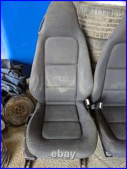 Genuine Bmw Z3 E36 Roadster 1.9 Petrol Electric Cloth Interior Seats Pair