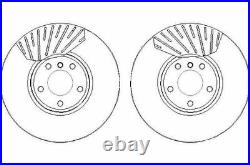 Genuine NAP Pair of Front Brake Discs for BMW 530d GT N57D30O0 3.0 (09/09-03/13)