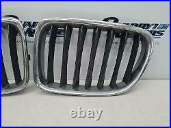 Genuine Used BMW Front Chrome Kidney Grille Pair X1 E84 2993308 2993307