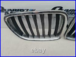 Genuine Used BMW Front Chrome Kidney Grille Pair X1 E84 2993308 2993307