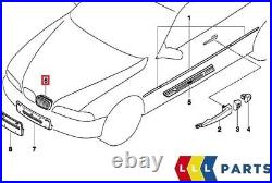 New Genuine Bmw 3' E46 Coupe 97-03 Front Bumper Kidney Grilles Chrome Pair Set