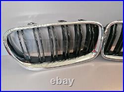 New Genuine Bmw 5 Series F10 M Sport Bumper Grille Front Pair 8057224 & 8057229