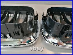 New Genuine Bmw 5 Series F10 M Sport Bumper Grille Front Pair 8057224 & 8057229