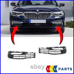 New Genuine Bmw 5 Series G30 G31 Front Bumper Grills Pair Set N/s + O/s