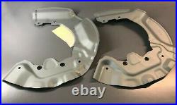 New Genuine Bmw E63 E64 & LCI Front Brake Protection Plate Pair 6767691 6767692