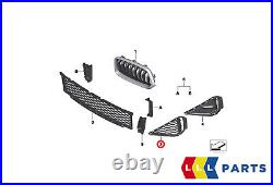 New Genuine Bmw X2 Series F39 M Front Bumper Lateral Grills Pair Set N/s + O/s