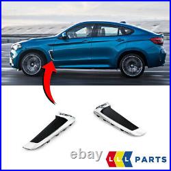 New Genuine Bmw X6 Series F86 M Sport Front Side Panel Air Ducts Pair Set Ns+os