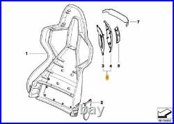 New Genuine Bmw Z4 E85 E86 Front Seat Belt Guide Deflector Left Right Pair Set