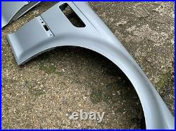 PAIR BMW E46 M3 Coupe Genuine Front Wings Professionally Flared Silver