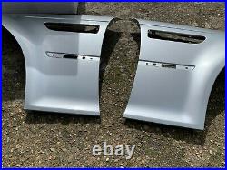 PAIR BMW E46 M3 Coupe Genuine Front Wings Professionally Flared Silver