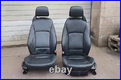 Pair BMW Z4 roadster E85 Black Leather Heated Seats