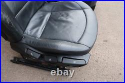 Pair BMW Z4 roadster E85 Black Leather Heated Seats