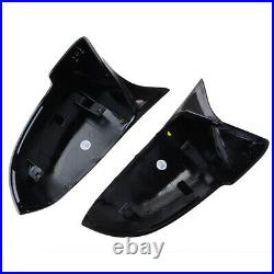 Pair Real Carbon Fiber M5 Style Mirror Cover Cap for BMW F10 F1 F01 LCI 2014-18