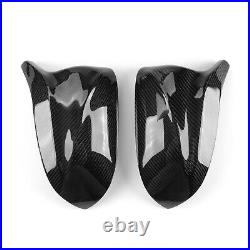 Pair Side View Mirror Covers Cap Real Carbon Fiber For BMW X3 X4 X5 G01 G02 G05