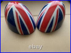 Pair Used Bmw Mini Cooper Union Jack R56 R57 R58 R60 R61 Genuine Mirror Covers