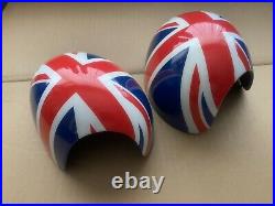 Pair Used Bmw Mini Cooper Union Jack R56 R57 R58 R60 R61 Genuine Mirror Covers