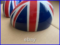 Pair Used Bmw Mini Cooper Union Jack R56 R57 R58 R60 R61 Genuine Mirror Covers