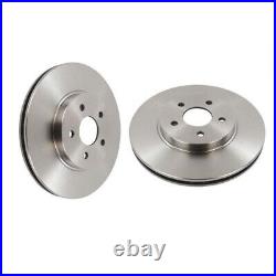 Pair of Front Brake Discs for BMW 520d Touring 2.0 (08/2007-03/2011) Genuine NAP