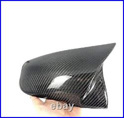 REAL carbon fibre mirror cover cap PAIR BMW F20 F21 F22 F30 F31 F32 F36 CLIP ON
