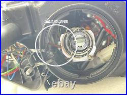RHD LHD Projector Headlights Pair Angel Eyes Clear Black For BMW E90 91 05-08