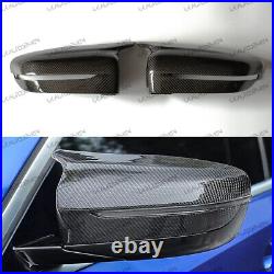 Real Carbon Fibre M Style Mirror Cover Replacements BMW 5 Series G30 RHD