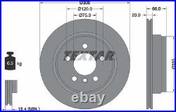 Textar Genuine OE Brake Discs Pair Coated Vented Rear 330 mm For BMW 92239703