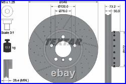 Textar Genuine OE Front 2-Piece Brake Discs Coated Vented 340 mm 92265025