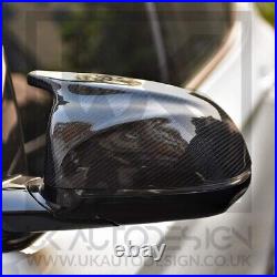 UKAUTODESIGN BMW X3/iX3/X4 M Style Real Carbon Fibre Mirror Covers (G01/G08/G02)